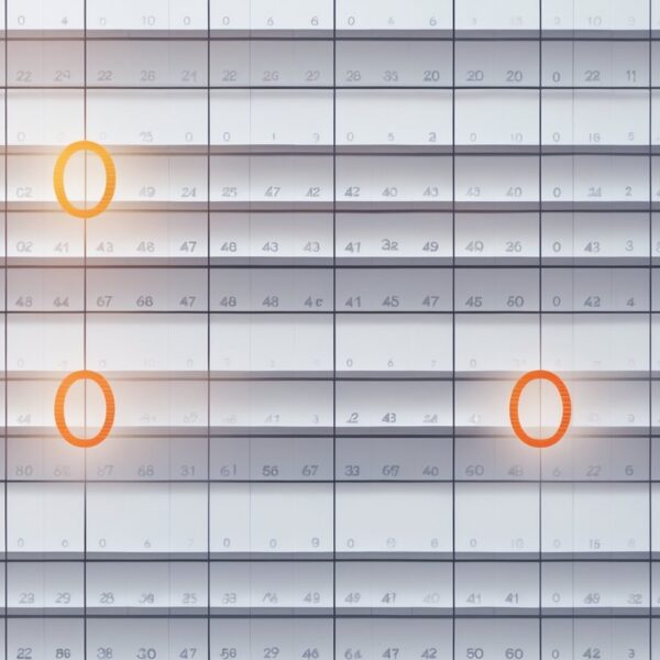 Sequência de números de 0 a 100 com os zeros destacados para mostrar quantos zeros existem nesse intervalo.