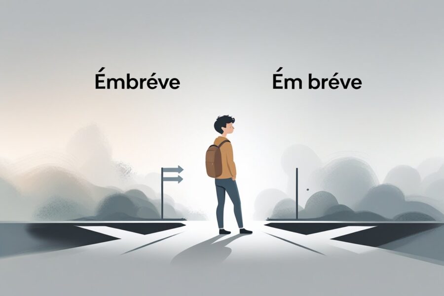 Pessoa pensativa em uma encruzilhada, simbolizando a escolha entre duas opções.